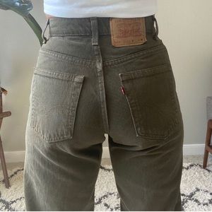 RARE Vintage Olive Green Levi’s 550